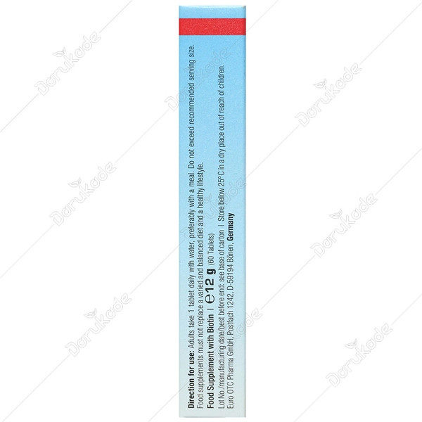 فولیک اسید 800 میکرو گرم یوروویتال